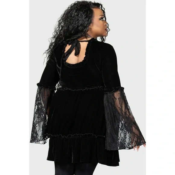 Killstar Prudence Velvet Dress - Picture 4 of 8